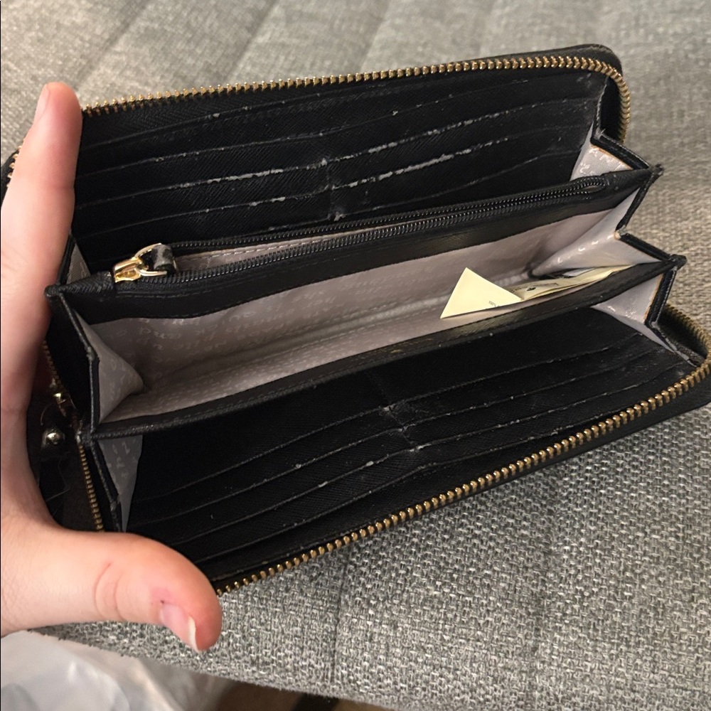 Kate Spade Black and White Polka Dot Wallet - Picture 5 of 11